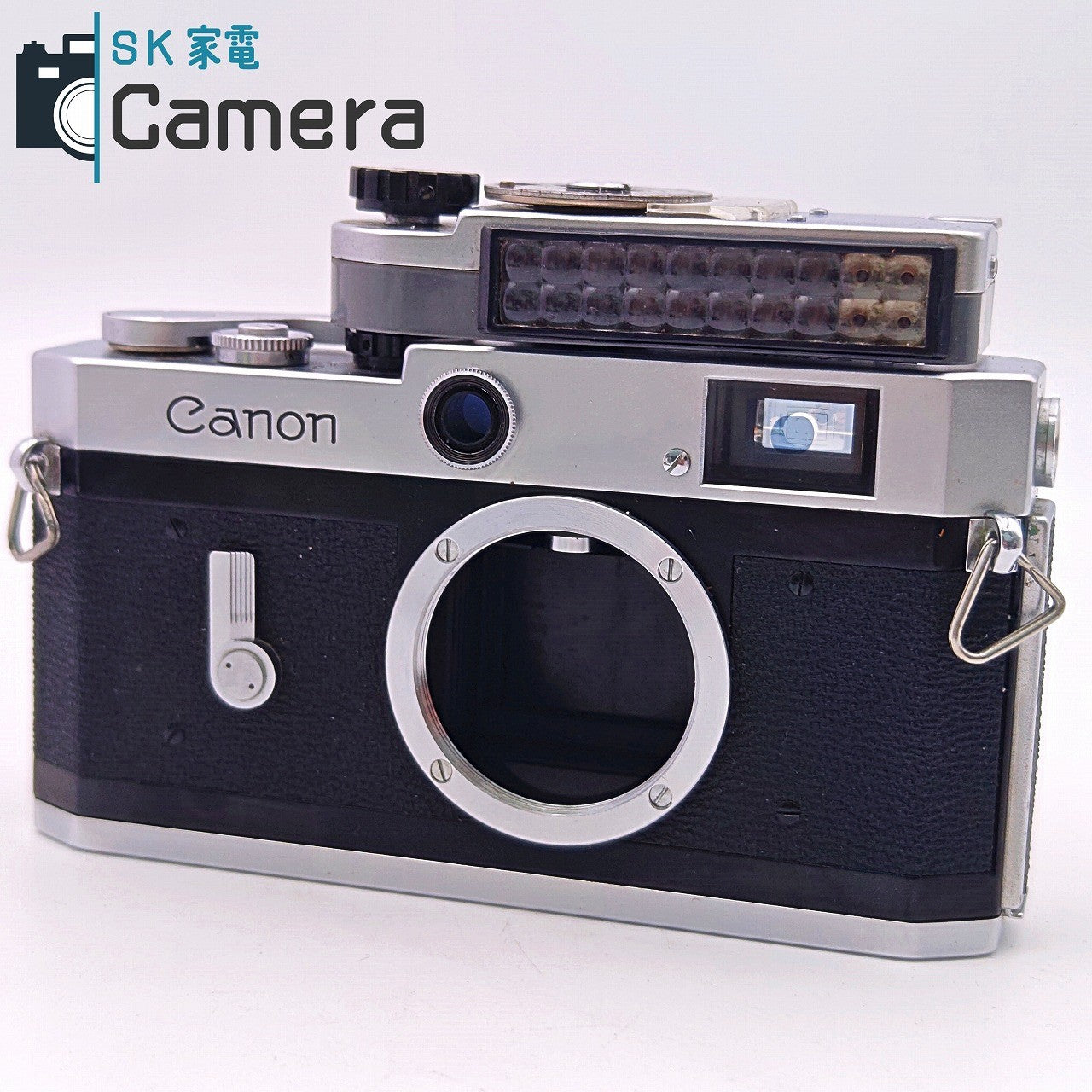 【中古】 Canon P ポピュレール レンジファインダー METER 露出計 革ケース付 キャノン