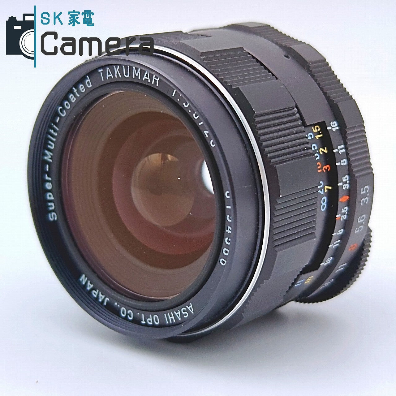 PENTAX Super-Multi-Coated Takumar 28mm F3.5 M42 Hood Included Good