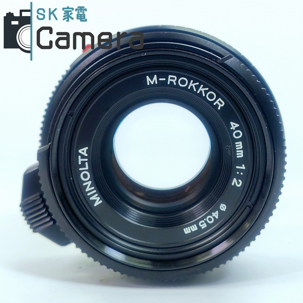 【中古】 MINOLTA M-ROKKOR 40ｍｍ F2 2025年10月清掃済 ミノルタ ロッコール Mマウント 美品