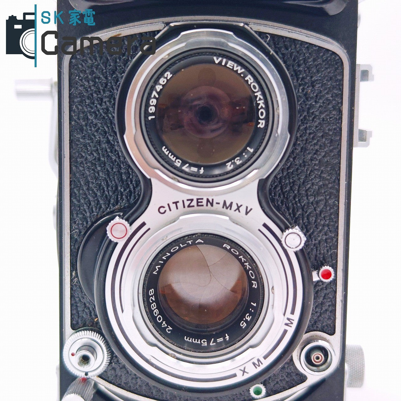 【中古】 MINOLTA AUTOCORD ROKKOR 75ｍｍ F3.5 CHIYODA KOGAKU 元箱付 ミノルタ オートコード シリアル一致
