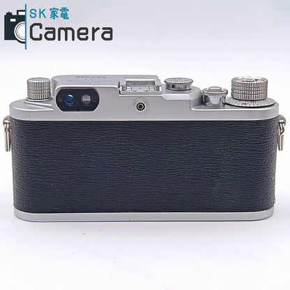 【中古】 NICCA 3-F Nippon Kogaku NIKKOR-H・C 5cm F2 黒帯 箱 シリアル一致 説明書 フード カラーフィルター付 ニッカ ニコン