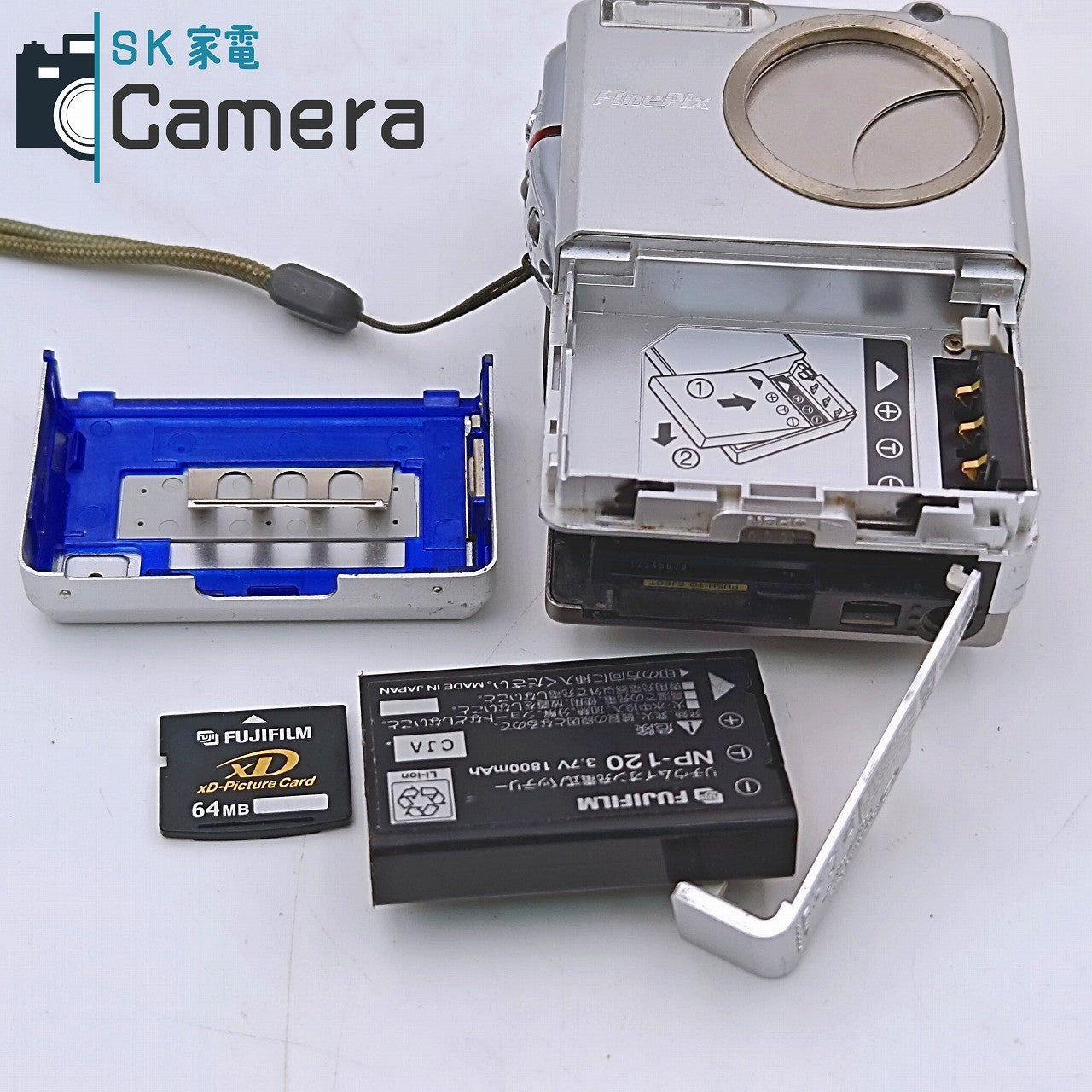 【中古】 FUJIFILM FinePix M603 富士フィルム ファインピクス コンパクトデジタルカメラ 電池 充電器 XDカード グリップ 付