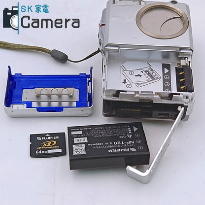 【中古】 FUJIFILM FinePix M603 富士フィルム ファインピクス コンパクトデジタルカメラ 電池 充電器 XDカード グリップ 付