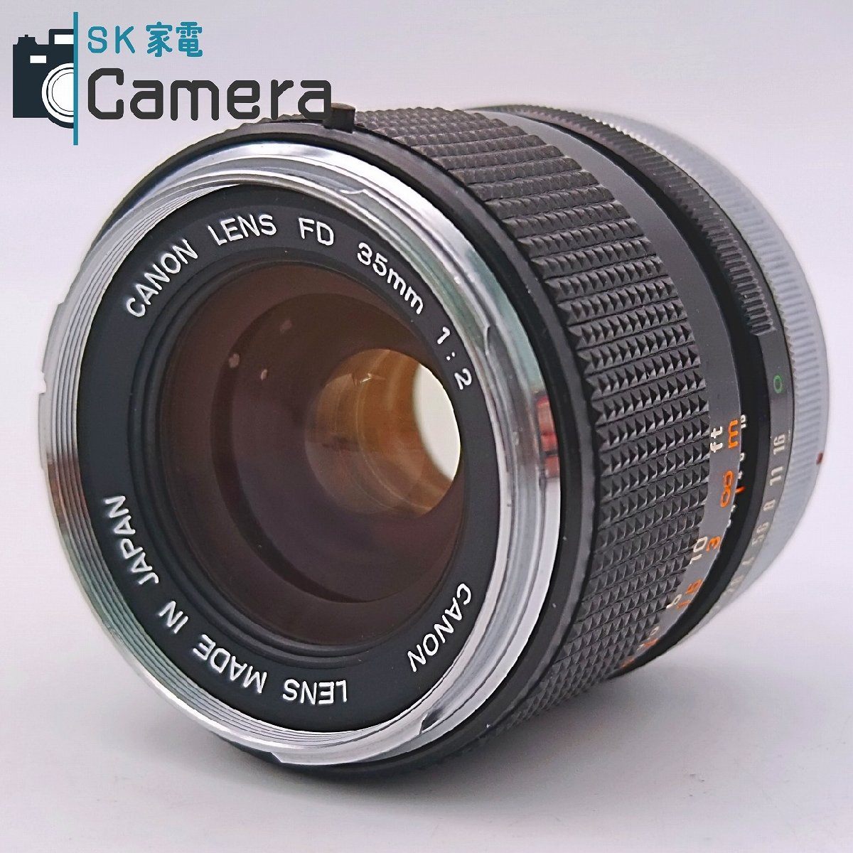 Canon FD 35ｍｍ F2 キャノン キャップ付き 現状品