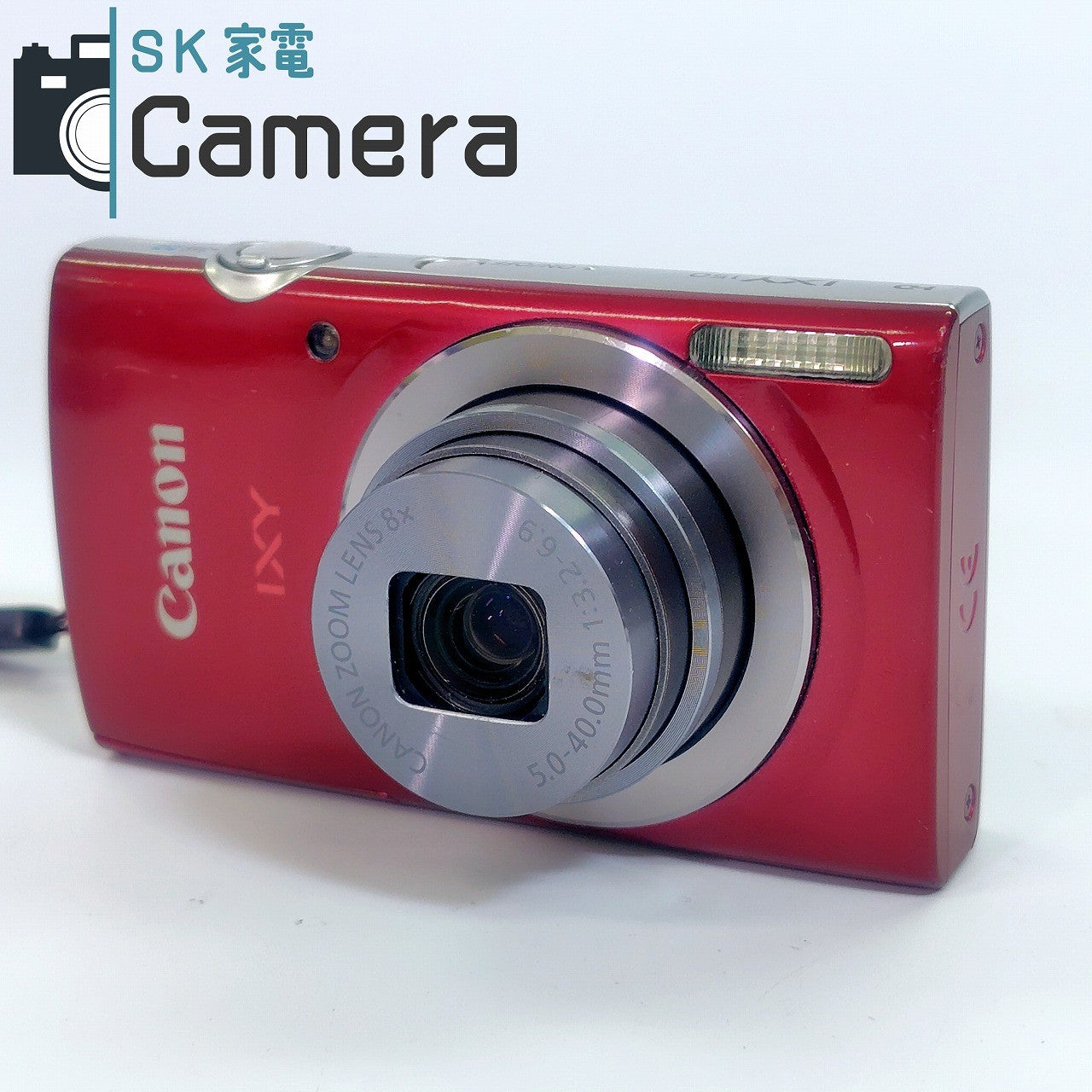 中古 Canon IXY 150 キャノン イクシー レッド PC2197 コンパクト
