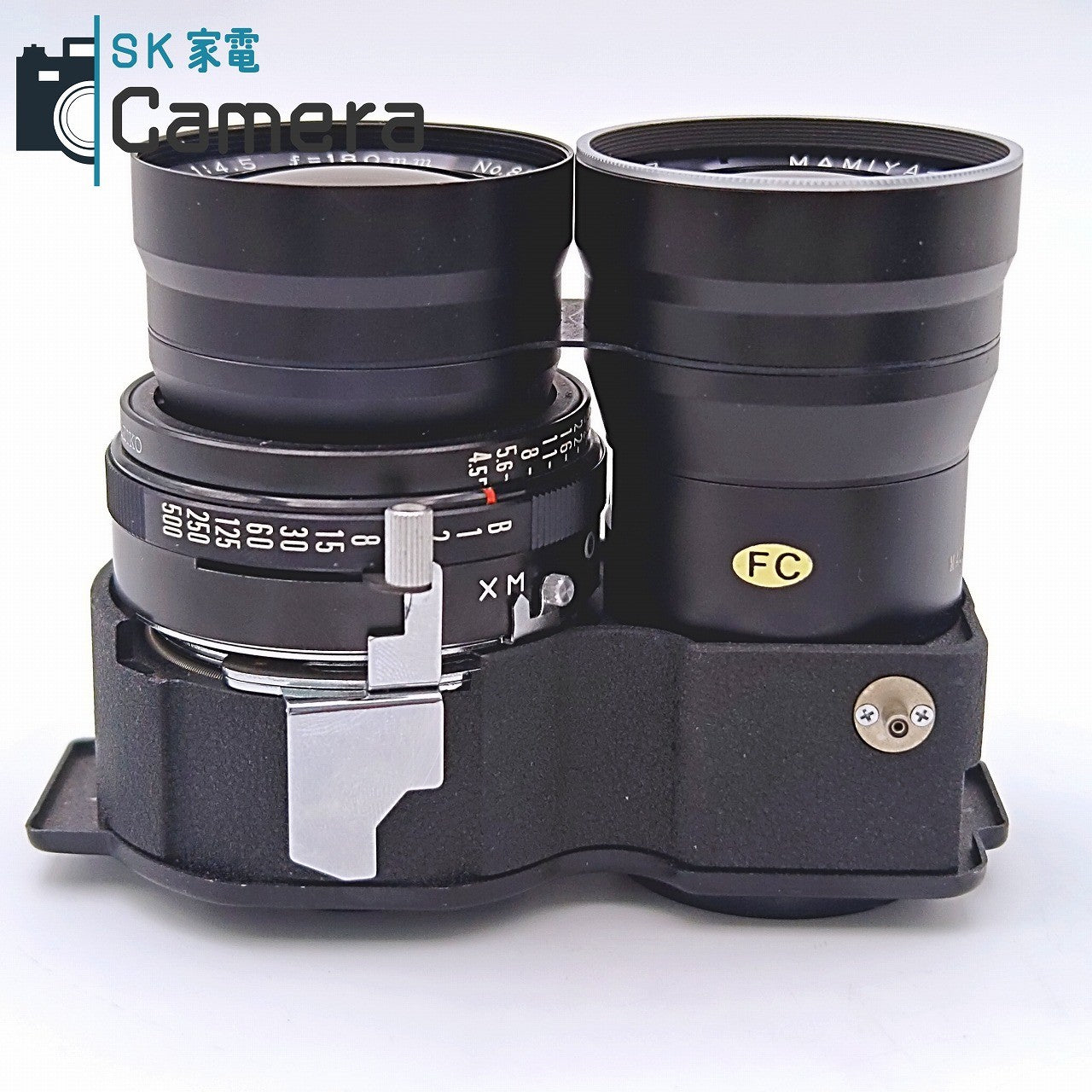 【中古】 MAMIYA-SEKOR SUPER 180ｍｍ F4.5 C330/C220 用 マミヤ キャップ付き