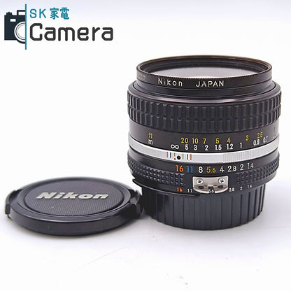 【中古】 Nikon NIKKOR 50ｍｍ F1.4 Ai-s ニコン キャップ フィルター付