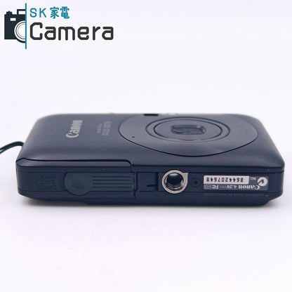 【中古】 Canon DIGITAL IXUS 100 IS ブラック コンパクトデジタルカメラ 電池 充電器付 キャノン 美品