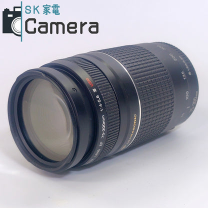 Canon EF 75-300ｍｍ F4-5.6 III USM キャノン キャップ付    ⑭
