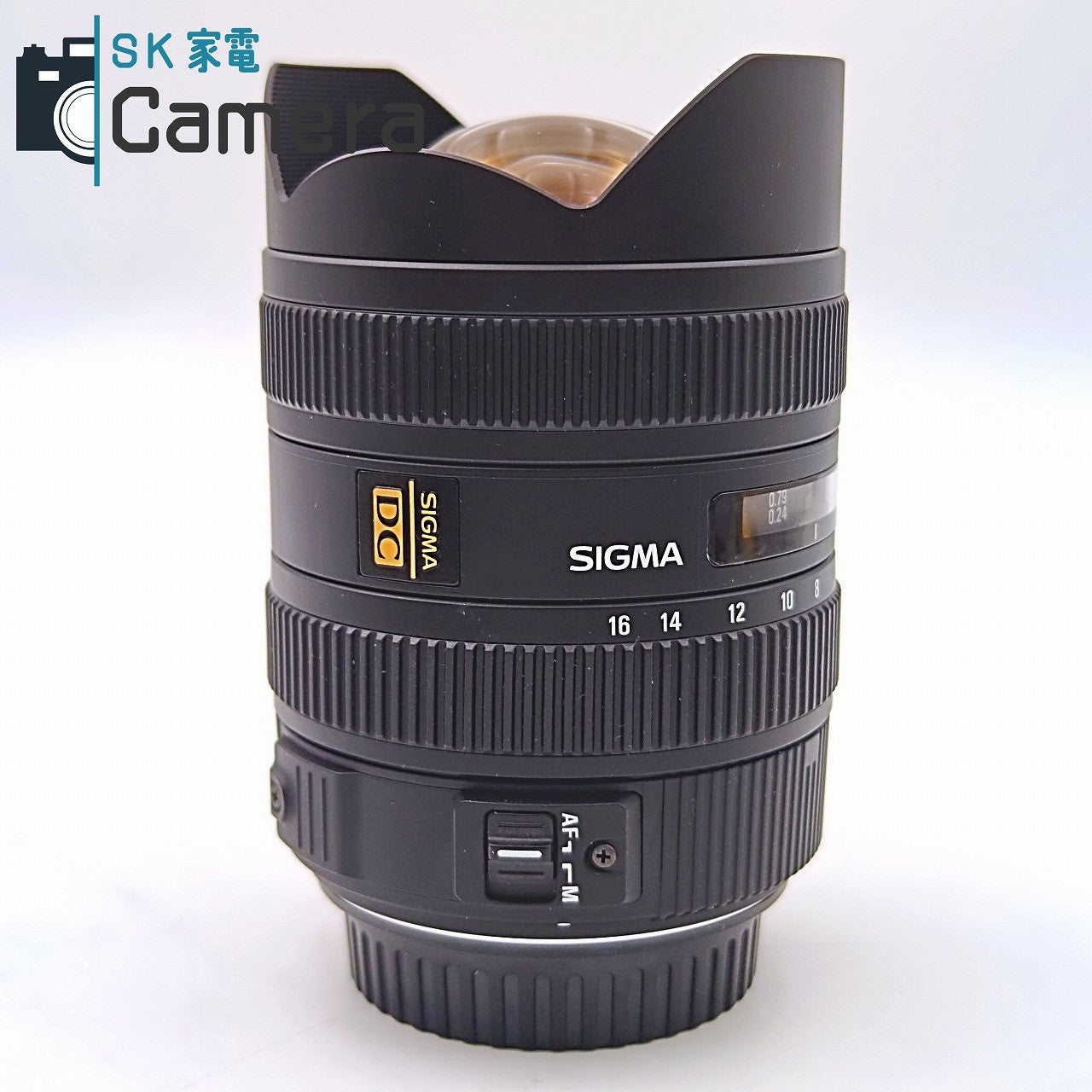 【中古】 SIGMA DC 8-16ｍｍ F4.5-5.6 HSM キャノンEF用 シグマ 美品