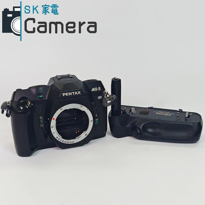 【中古】 PENTAX MZ-S ボディ + BATTERY GRIP BG-10 付 ペンタックス テスト用フィルムで確認済