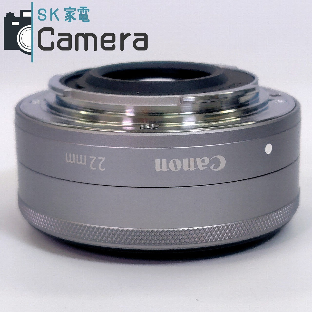 【中古】 Canon EF-M 22ｍｍ F2 STM キャノン キャップ付 美品