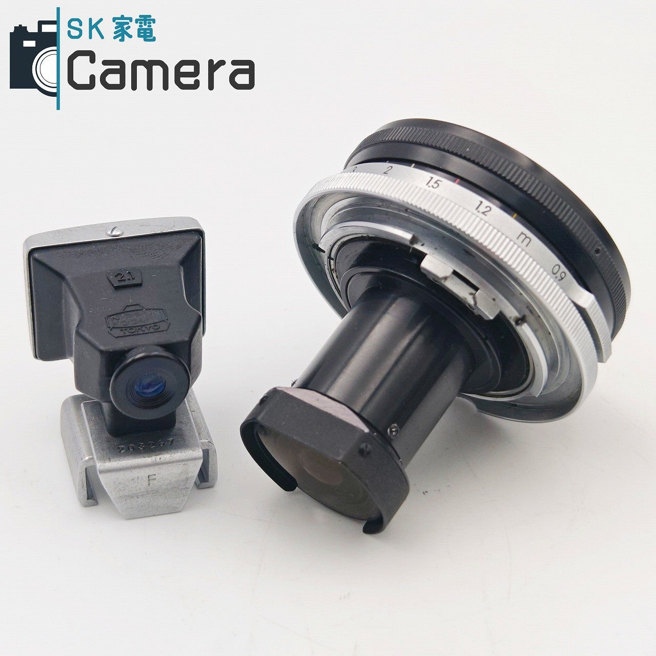 【中古】 NIKON NIKKOR-O 2.1cm F4 21ｍｍ FINDER 希少なリアキャップ付 ニコン