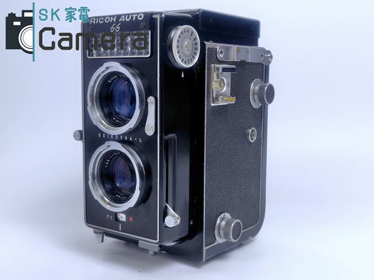 【中古】 RICOH AUTO 66 RIKEN RICOH 8cm F3.5 AUTO66 二眼レフカメラ シャッター 露出動作