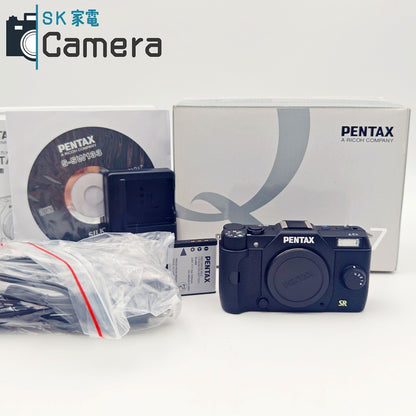 【中古】 PENTAX Q7 ペンタックス ミラーレス一眼 箱 説明書 一式 美品