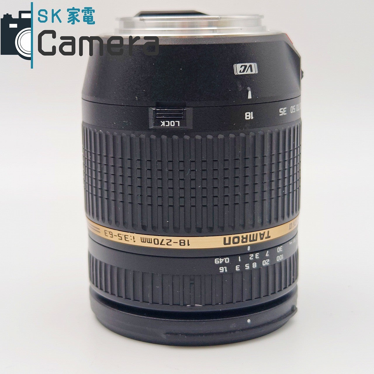 【中古】 TAMRON Di II 18-270ｍｍ F3.5-6.3 VC B003 キャノン用 キャップ付 タムロン 美品