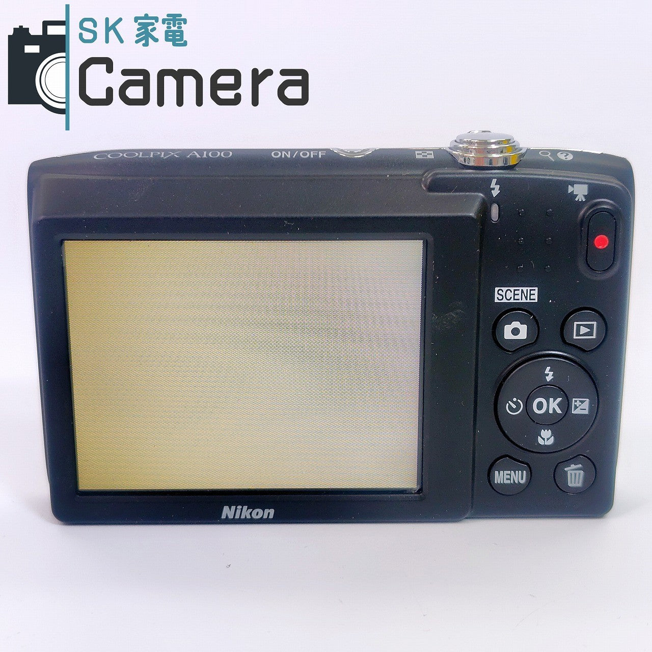 【中古】 Nikon COOLPIX A100 ニコン コンパクトデジタルカメラ 箱 充電器 電池付