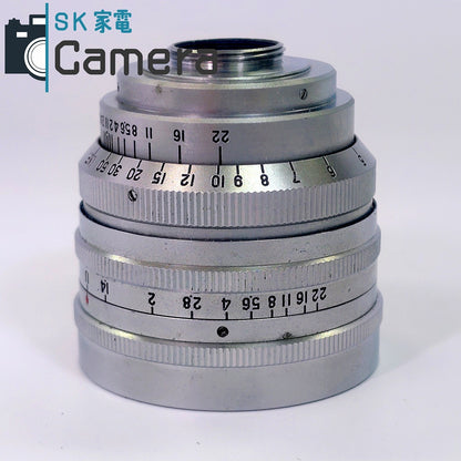 【中古】 ZUNOW-ELMO Cine 38ｍｍ F1.1 ズノー エルモ シネレンズ Dマウント
