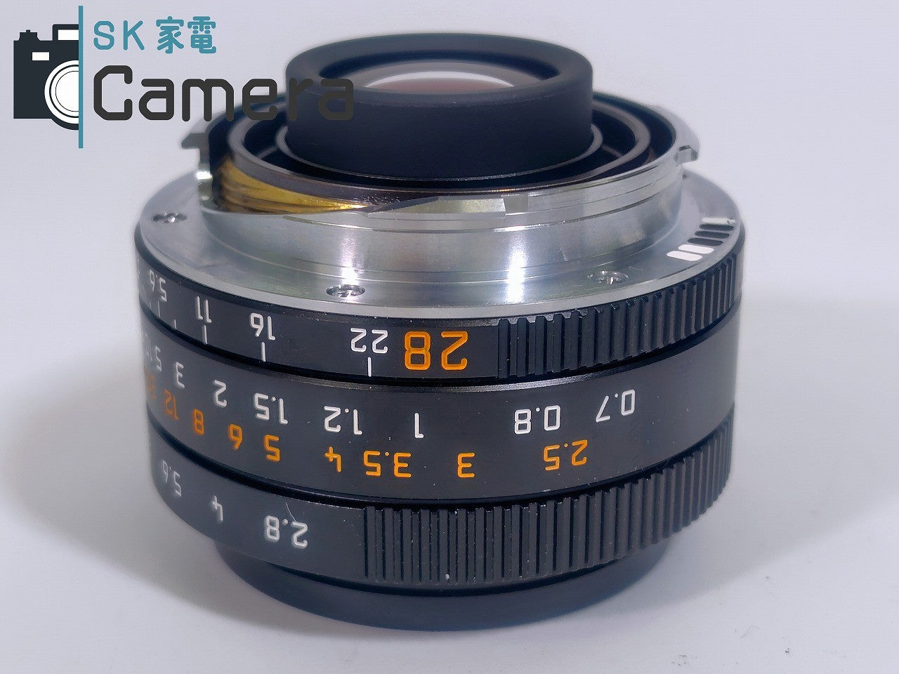 LEICA ELMARIT-M 28ｍｍ F2.8 ASPH. 6Bit E39 12528 A42 フード 14043 キャップ 付 ライカ エルマリート 美品