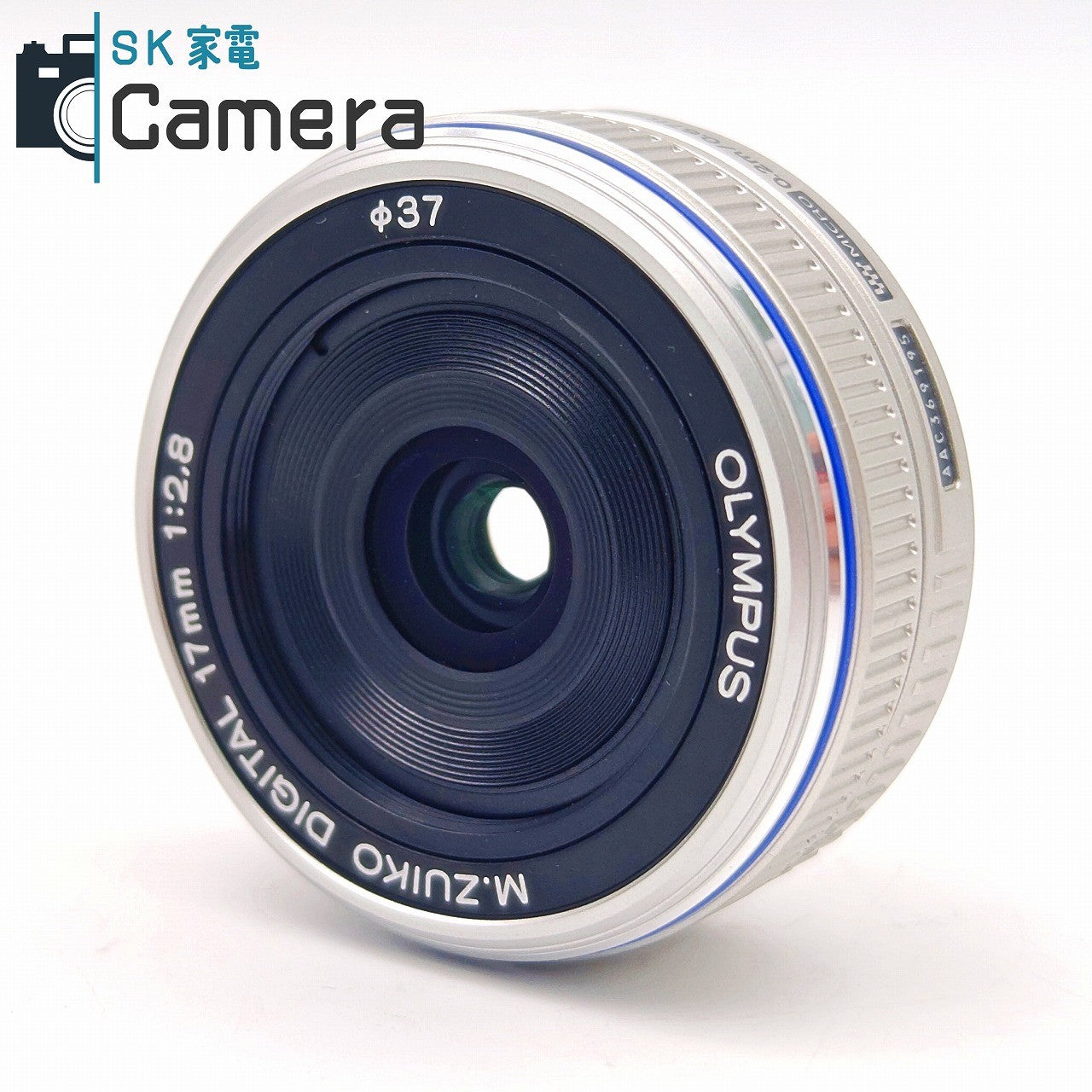 【中古】 OLYMPUS M.ZUIKO DIGITAL 17ｍｍ F2.8 オリンパス マイクロフォーサーズ キャップ付 美品