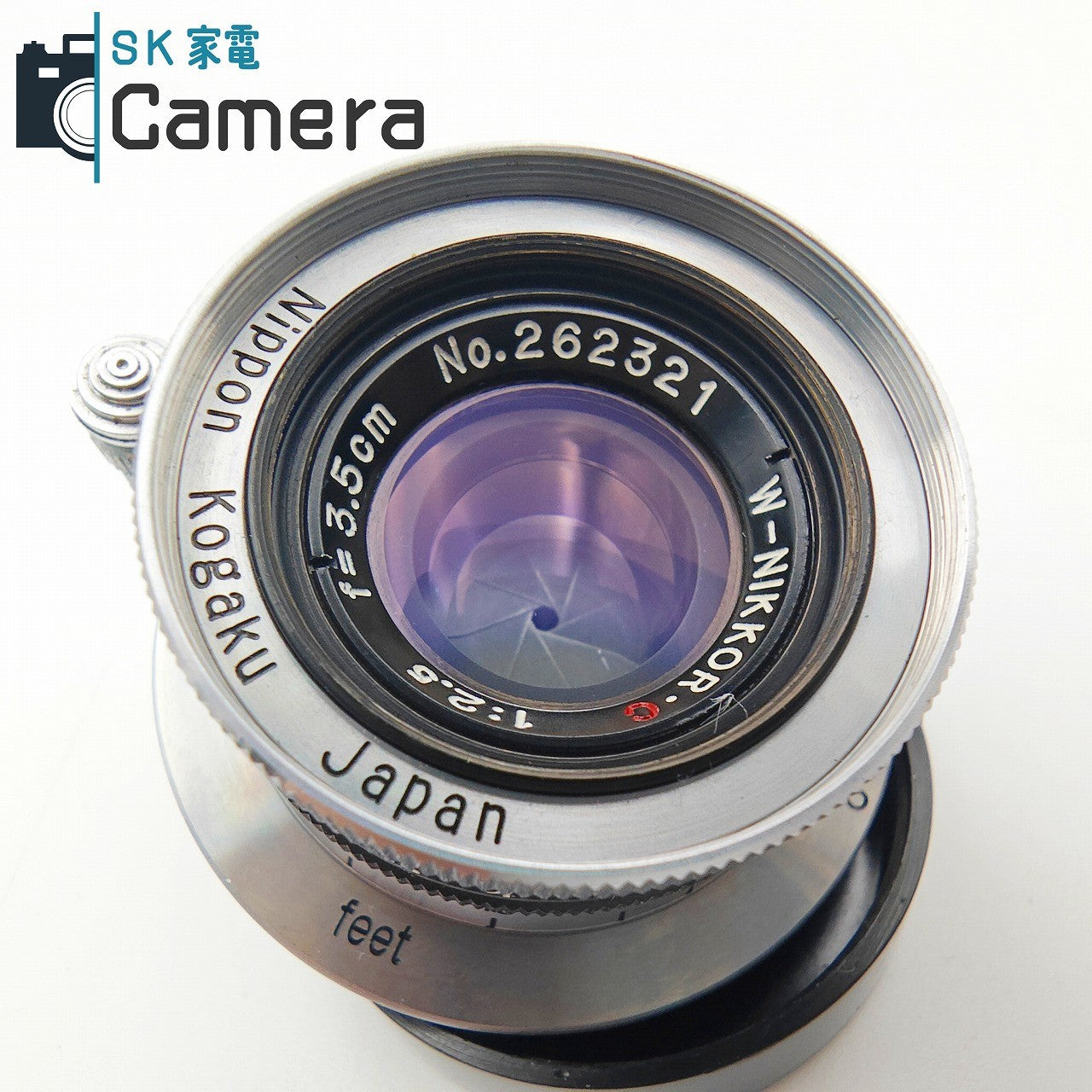 Nippon Kogaku W-Nikkor.C 3.5cm f3.5Sマウント Nikon ニコン W-NIKKOR・C 3.5cm f3.5 Tokyo銘910番台 ライカLマウント
