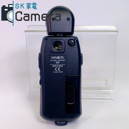 【中古】 MINOLTA FLASH METER Ⅵ ミノルタ フラッシュメーター 6 ケース付 美品