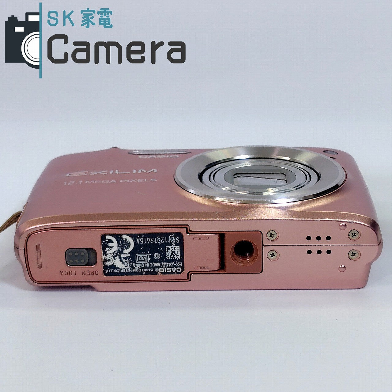 【中古】 CASIO EXILIM EX-Z400 CCD ピンク コンパクトデジタルカメラ 箱 説明書 充電器 電池 等付属 カシオ エクシリム