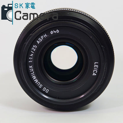 【中古】 LEICA DG SUMMILUX 25ｍｍ F1.4 ASPH. Panasonic H-X05 LUMIX マイクロフォーサーズ 美品 ライカ ルミックス パナソニック