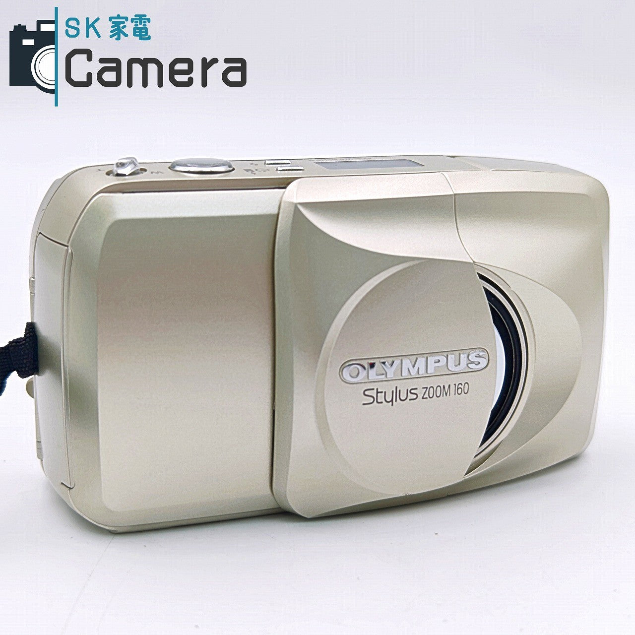 【中古】 OLYMPUS stylus Zoom 160 オリンパス スタイラス 38-160ｍｍ テスト用フィルムにて確認済 コンパクトフィルムカメラ 美品
