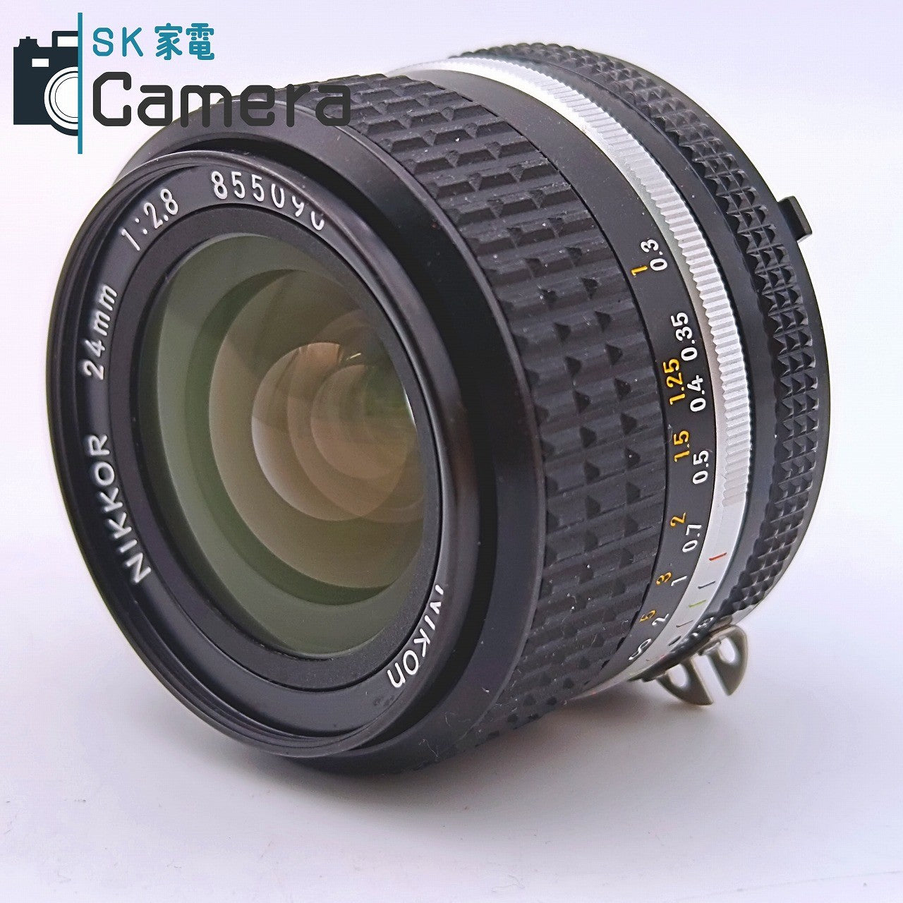 【中古】 Nikon NIKKOR 24ｍｍ F2.8 Ai-s SIC 箱付 シリアル一致 ニコン