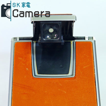 【中古】 POLAROID SX-70 LAND CAMERA ALPHA1 ポラロイド キャメルカラー ケース付 テスト用フィルムにて動作