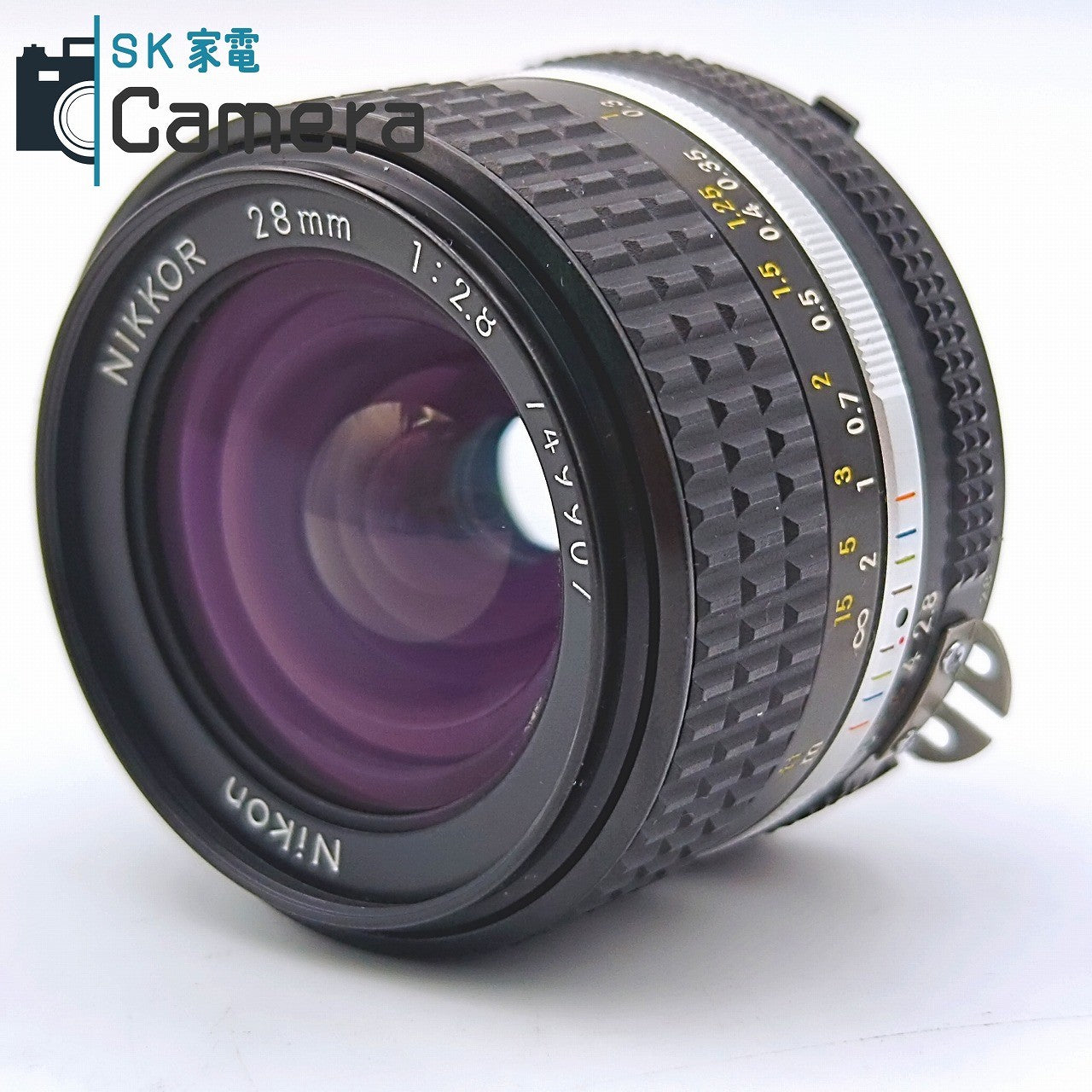 【中古】 Nikon NIKKOR 28ｍｍ F2.8 Ai-s ニコン キャップ付