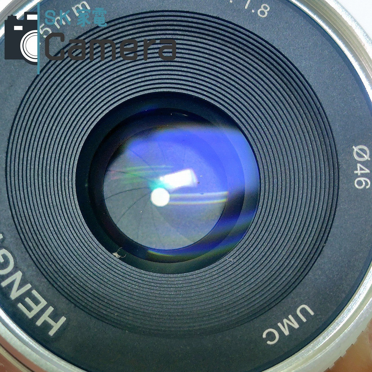 【中古】 HENGYIJIA 25ｍｍ F1.8 M4/3 マイクロフォーサーズ レンズ ヘンイージア フード付