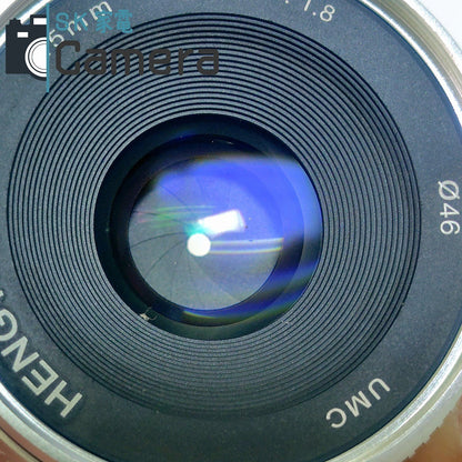 【中古】 HENGYIJIA 25ｍｍ F1.8 M4/3 マイクロフォーサーズ レンズ ヘンイージア フード付