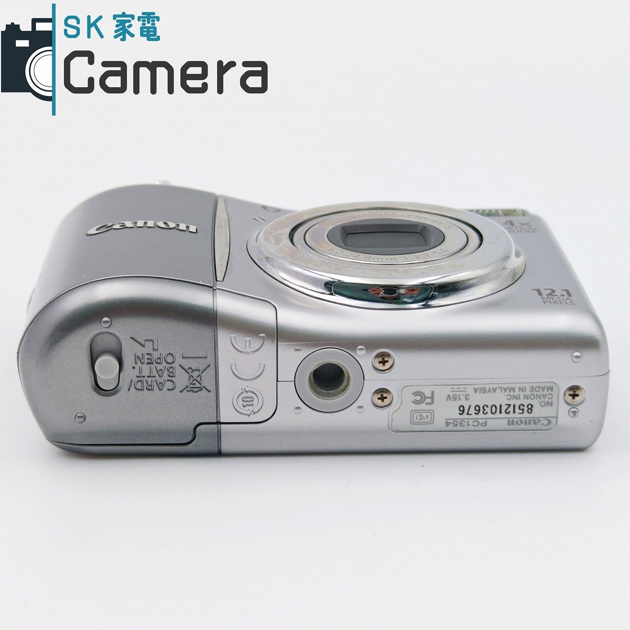 【中古】 Canon PowerShot A1100 IS キャノン パワーショット コンパクトデジタルカメラ 単三電池で動きます