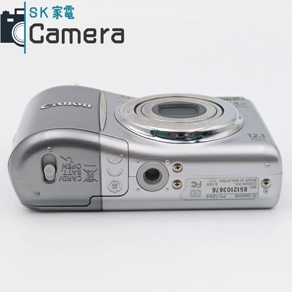 【中古】 Canon PowerShot A1100 IS キャノン パワーショット コンパクトデジタルカメラ 単三電池で動きます