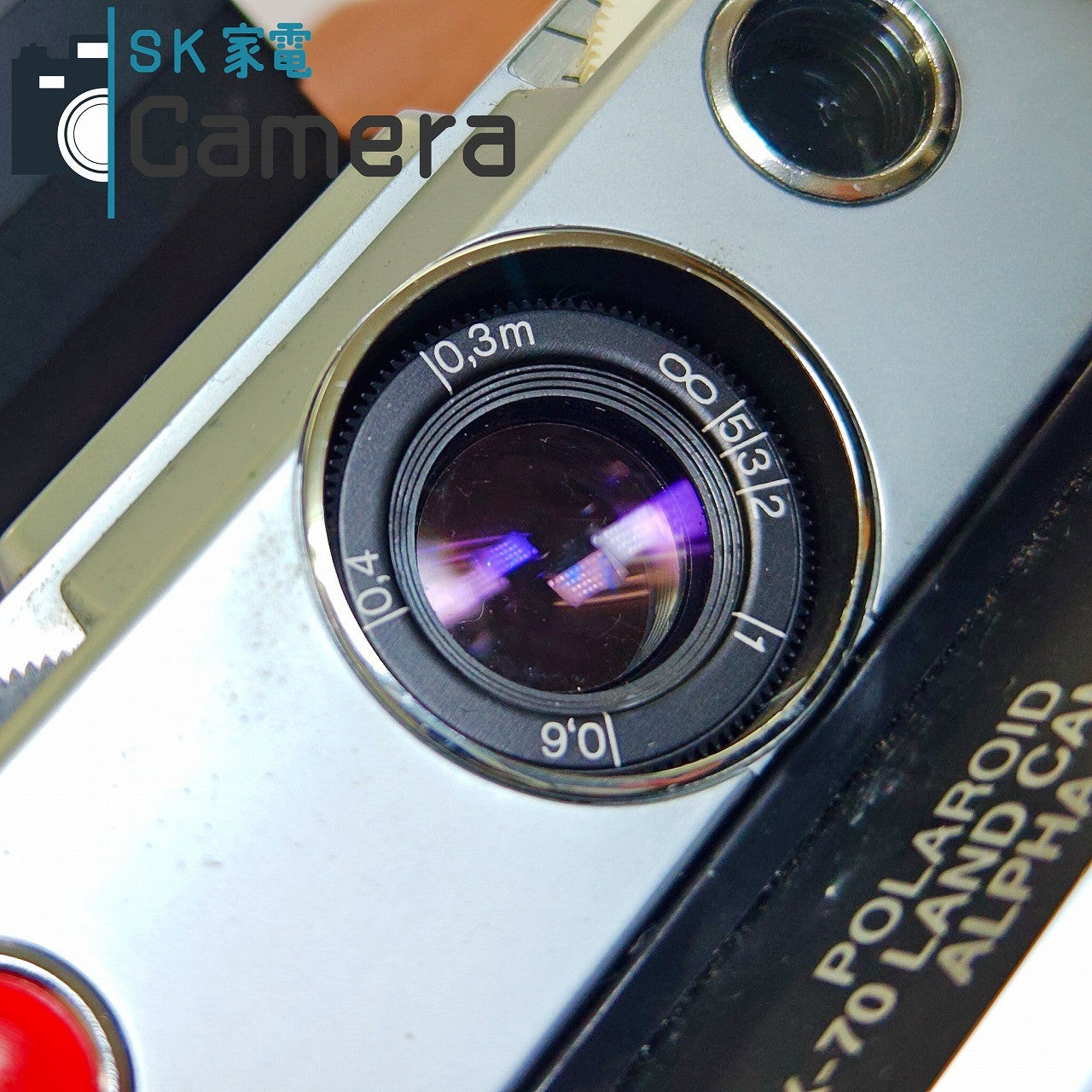 【中古】 POLAROID SX-70 LAND CAMERA ALPHA1 ポラロイド キャメルカラー ケース付 テスト用フィルムにて動作