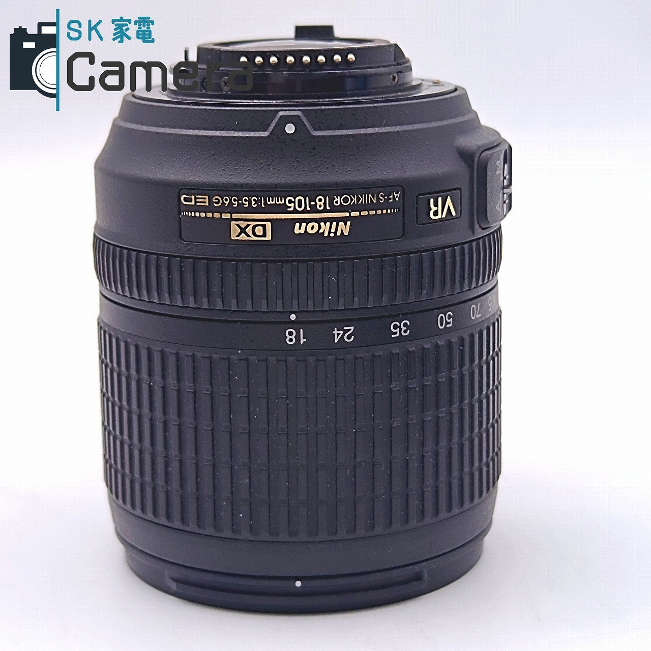 【中古】 Nikon DX AF-S NIKKOR 18-105ｍｍ F3.5-5.6 G ED VR HB-32 フード付 ニコン 美品