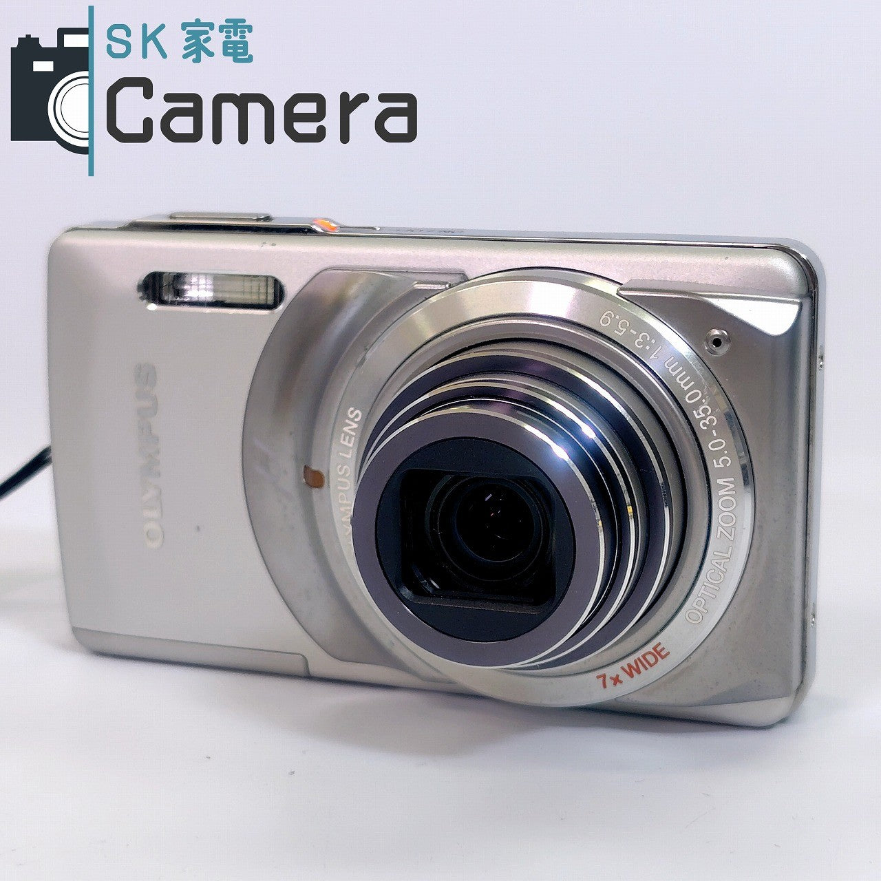 【中古】 OLYMPUS μ-7010 コンパクトデジタルカメラ オリンパス 電池 充電器 ケース 付