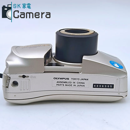 【中古】 OLYMPUS μ [mju:] ZOOM 115 DELUXE オリンパス ミュー 箱 専用三脚 箱 付 コンパクトフィルムカメラ