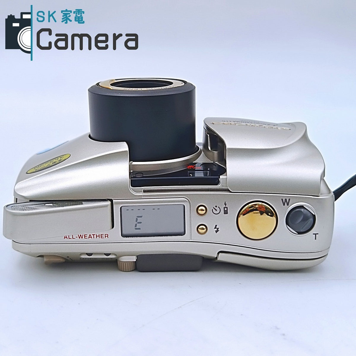 【中古】 OLYMPUS μ [mju:] ZOOM 115 DELUXE オリンパス ミュー 箱 専用三脚 箱 付 コンパクトフィルムカメラ