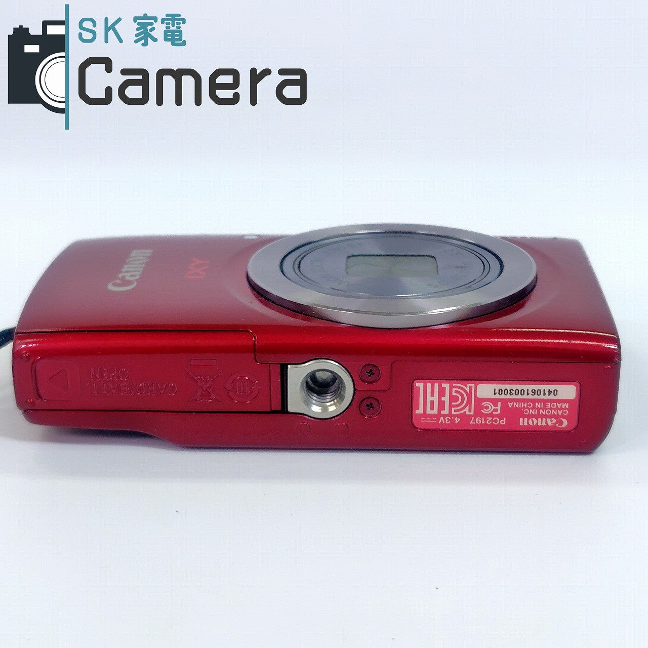中古】 Canon IXY 150 キャノン イクシー レッド PC2197 コンパクト