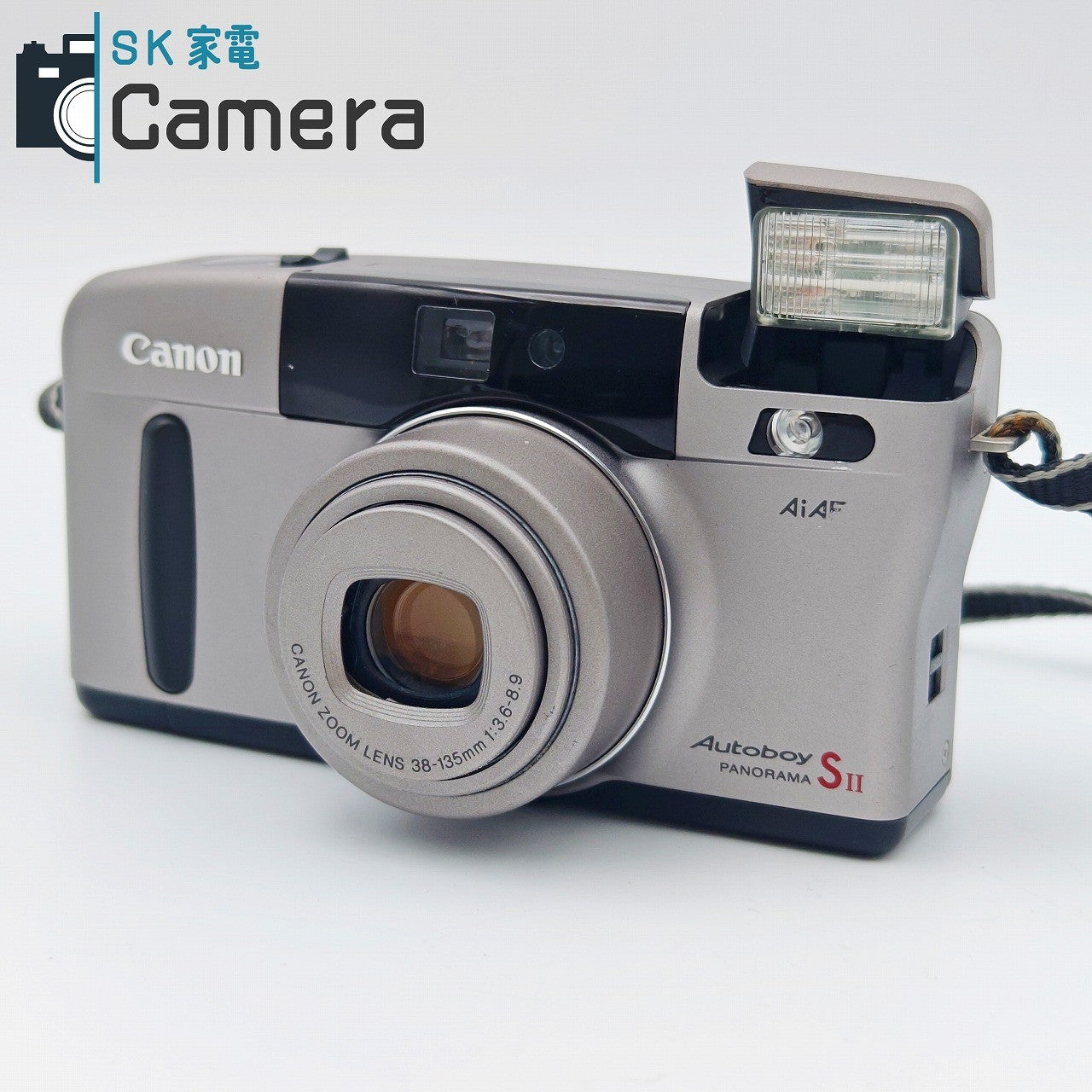 【中古】 Canon Autoboy SII PANORAMA キャノン オートボーイ S2 コンパクトフィルムカメラ テスト用フィルムにて確認済