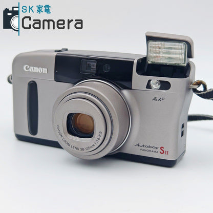 【中古】 Canon Autoboy SII PANORAMA キャノン オートボーイ S2 コンパクトフィルムカメラ テスト用フィルムにて確認済