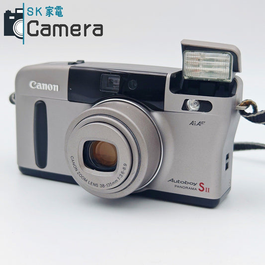 【中古】 Canon Autoboy SII PANORAMA キャノン オートボーイ S2 コンパクトフィルムカメラ テスト用フィルムにて確認済