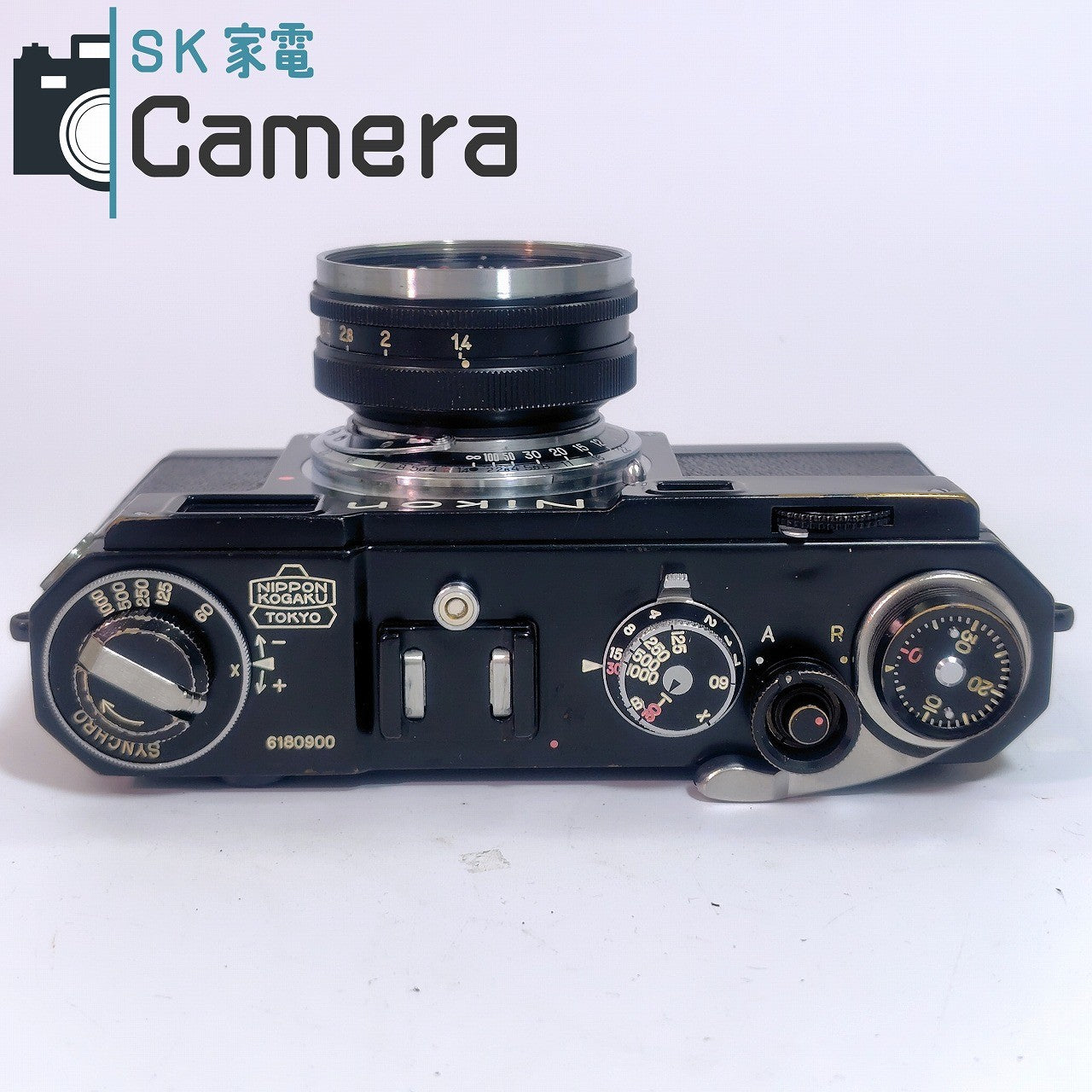 Nikon S2 後期 NIKKOR-S・C 5cm F1.4 ブラック キィートスさんにてOH済 レンジファインダー オリジナルブラック 30日保証