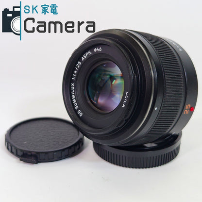 【中古】 LEICA DG SUMMILUX 25ｍｍ F1.4 ASPH. Panasonic H-X05 LUMIX マイクロフォーサーズ 美品 ライカ ルミックス パナソニック