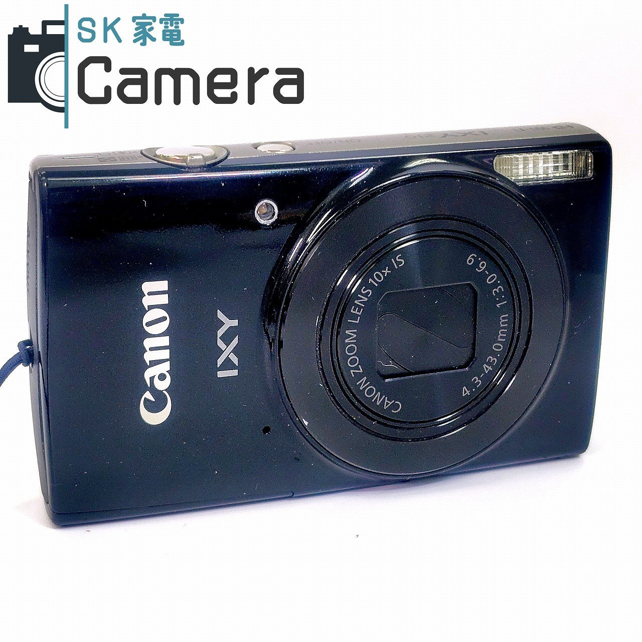 【中古】 Canon IXY 210 ブラック PC2332 キャノン イクシー コンパクトデジタルカメラ ブラック 充電器付