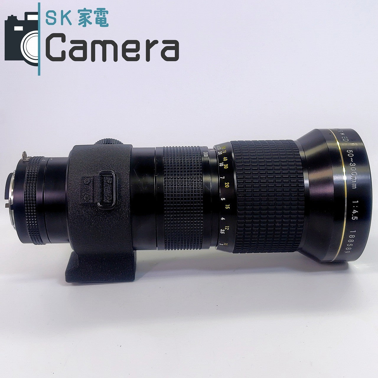 【中古】 Nikon Zoom-NIKKOR ＊ ED 50-300ｍｍ F4.5 Ai-s ニコン ストラップ キャップ フィルター 付