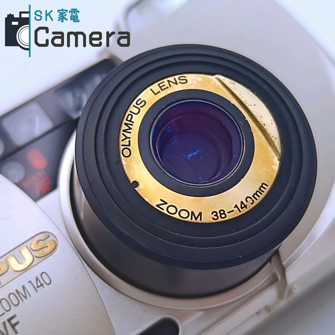 【中古】 OLYMPUS μ [mju:] ZOOM 140 VF 38-140ｍｍ オリンパス ミュー テスト用フィルムにて確認済 コンパクトフィルムカメラ